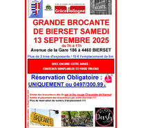 Brocante du Royal Foyer de Bierset samedi 13 septembre 2025