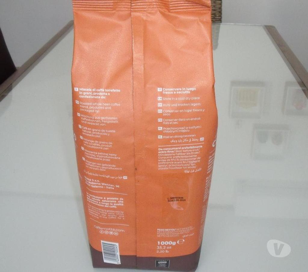 Vins - gastronomie Seraing Jemeppe - Photos Vivastreet CAFFE' MOTTA Café en grains 1 kg, café de qualité