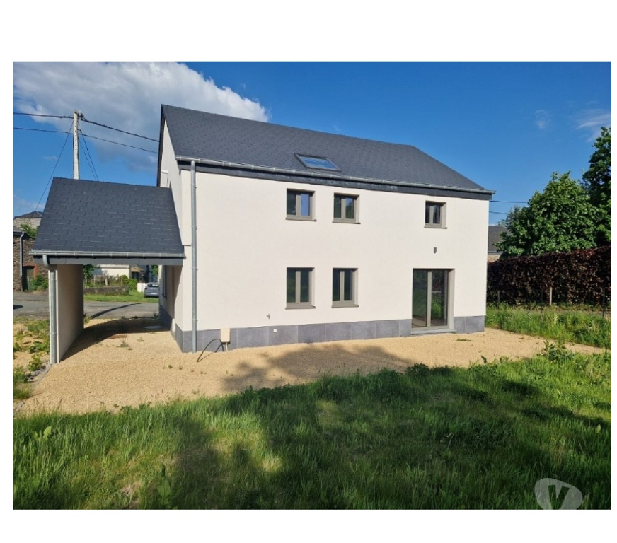 Annonce maison Bouillon Bouillon-Centrum - Photos Vivastreet Les Hayons : maison 4 façades, nvelle construction, 3ch