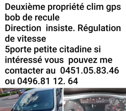Voiture à vendre Charleroi-Centrum Charleroi - Photos Vivastreet À vendre voiture Karl Opel