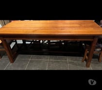 Table en chêne + lot de 6 chaises