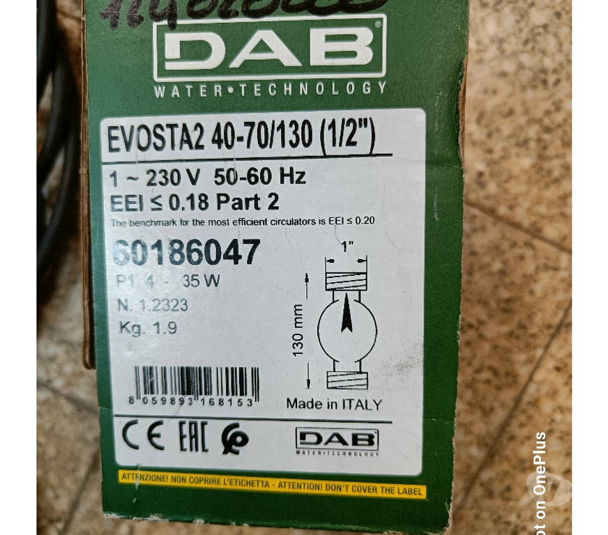  Lustin - Photos Vivastreet Circulateur mazout EVOSTAT2