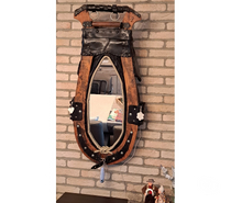 Harnais de cheval restauré avec miroir