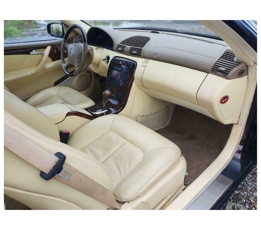 Voiture à vendre Pont-de-Loup - Photos Vivastreet Mercedes CL500 306cv v8 Cuir Beige, Airco, Jantes, Cruise