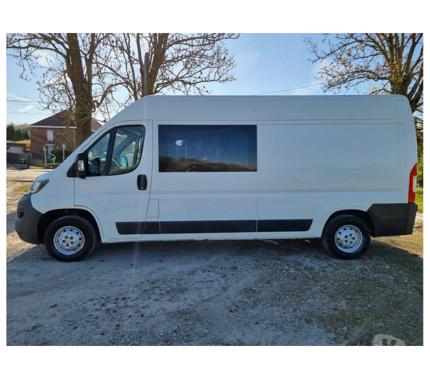 Véhicules commerciaux & utilitaires d'occasion Pont-de-Loup - Photos Vivastreet Peugeot Boxer L3 Double Cabine 7places 2.2hdi 131cv Ac Cruis