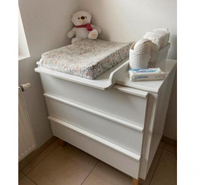 Commode + rallonge à langer