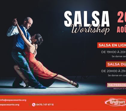 Musique - Théâtre - Danse Nivelles-Centrum Nivelles - Photos Vivastreet Workshop Salsa Solo ou en couple