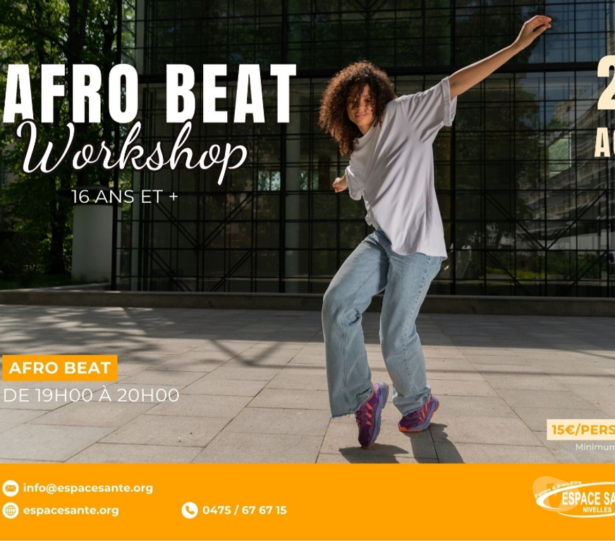 Musique - Théâtre - Danse Nivelles Nivelles-Centrum - Photos Vivastreet Workshop Afro Beat