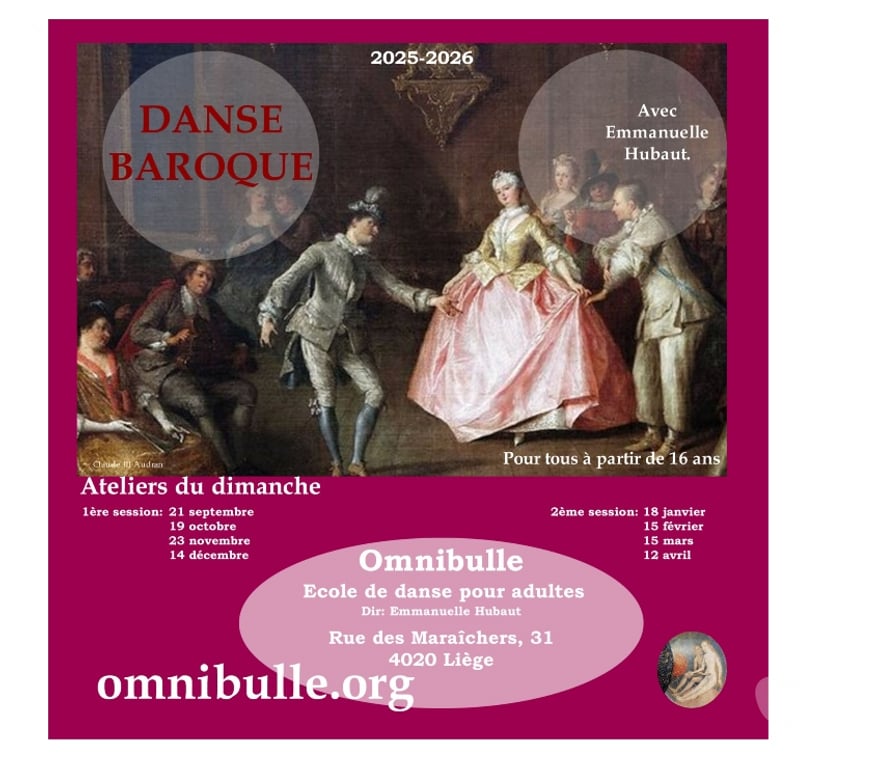 Musique - Théâtre - Danse Liège Bressoux - Photos Vivastreet Ateliers d'initiation à la danse baroque