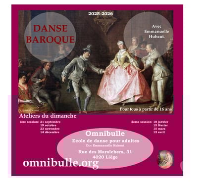 Musique - Théâtre - Danse Bressoux Liège - Photos Vivastreet Ateliers d'initiation à la danse baroque