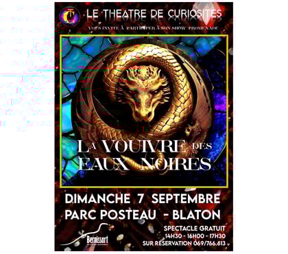 Concerts - Théâtre - Spectacles Blaton Bernissart - Photos Vivastreet Balade contée « La Vouivre des eaux noires »