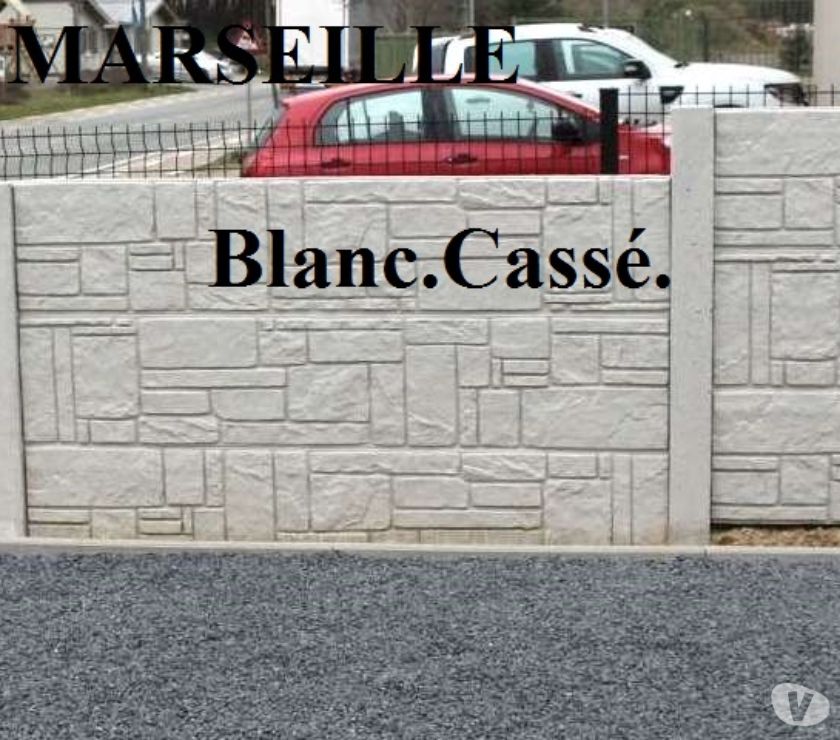 Photos Vivastreet cloture en béton déco