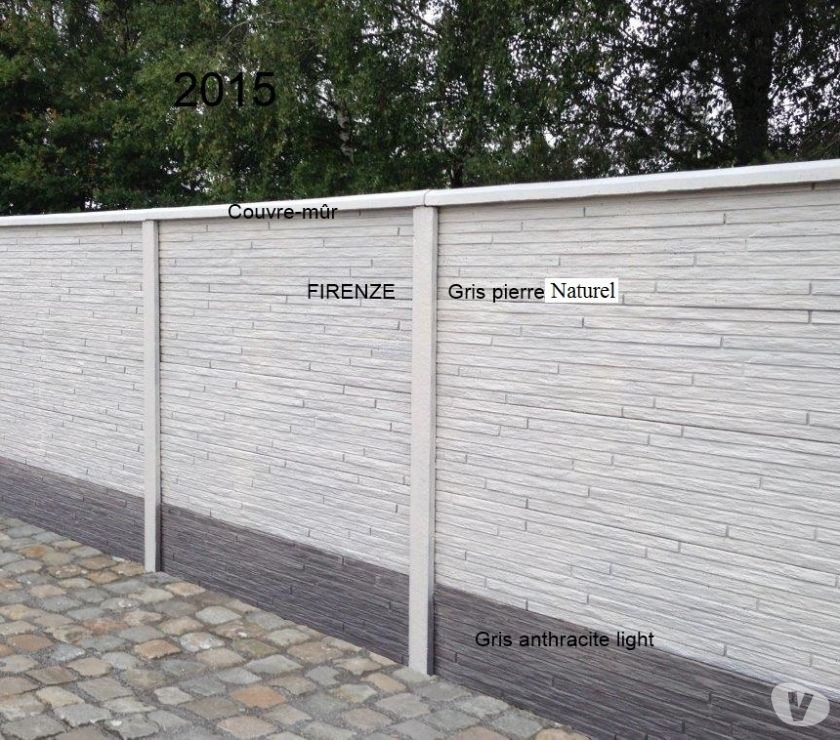 Photos Vivastreet cloture en béton déco