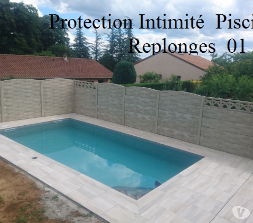 Photos Vivastreet cloture en béton déco