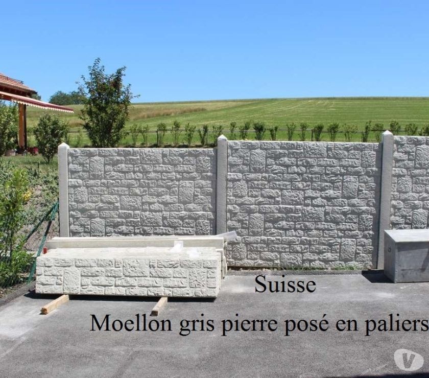 Photos Vivastreet cloture en béton déco