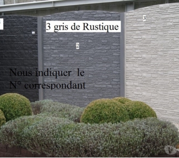 Photos Vivastreet cloture en béton décorative