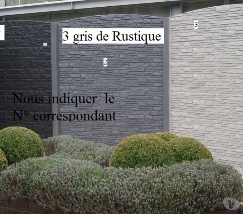 Photos Vivastreet cloture en béton décorative