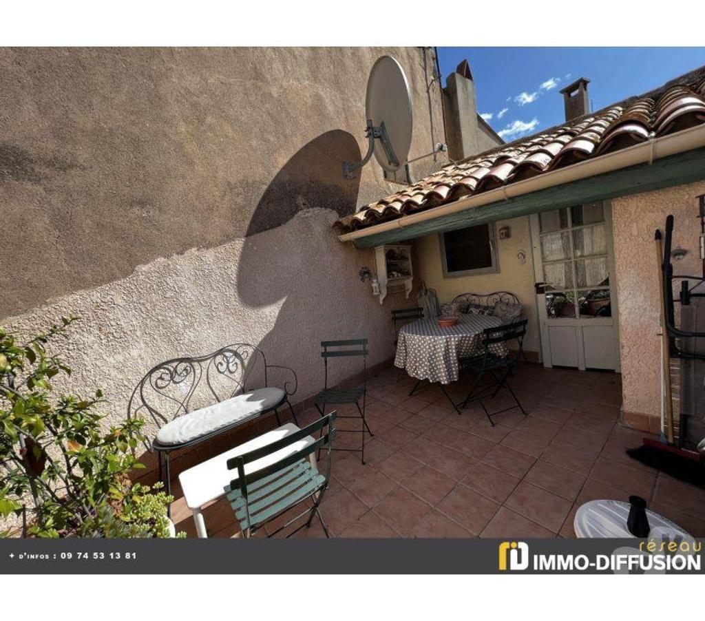 Charmante maison de village en vente à Marseillan - Proximité commerces, 76m², 3 chambres, terrasse 12.5m² - Quartier calme - Classe-E