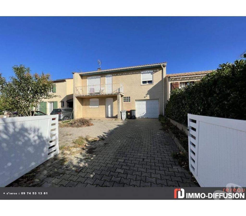 Villa T4 de 115m2 avec garage et stationnement à BEZIERS - Proche commodités et possibilité de créer 2 appartements - Classe énergie D - 232000€