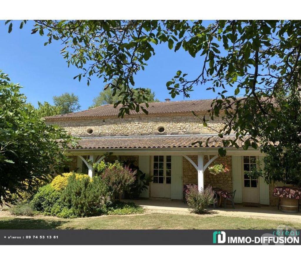 Belle propriété en pierres à 10 min de Marmande avec appartement indépendant et 15 ha de parc clôturé - Contactez-nous !