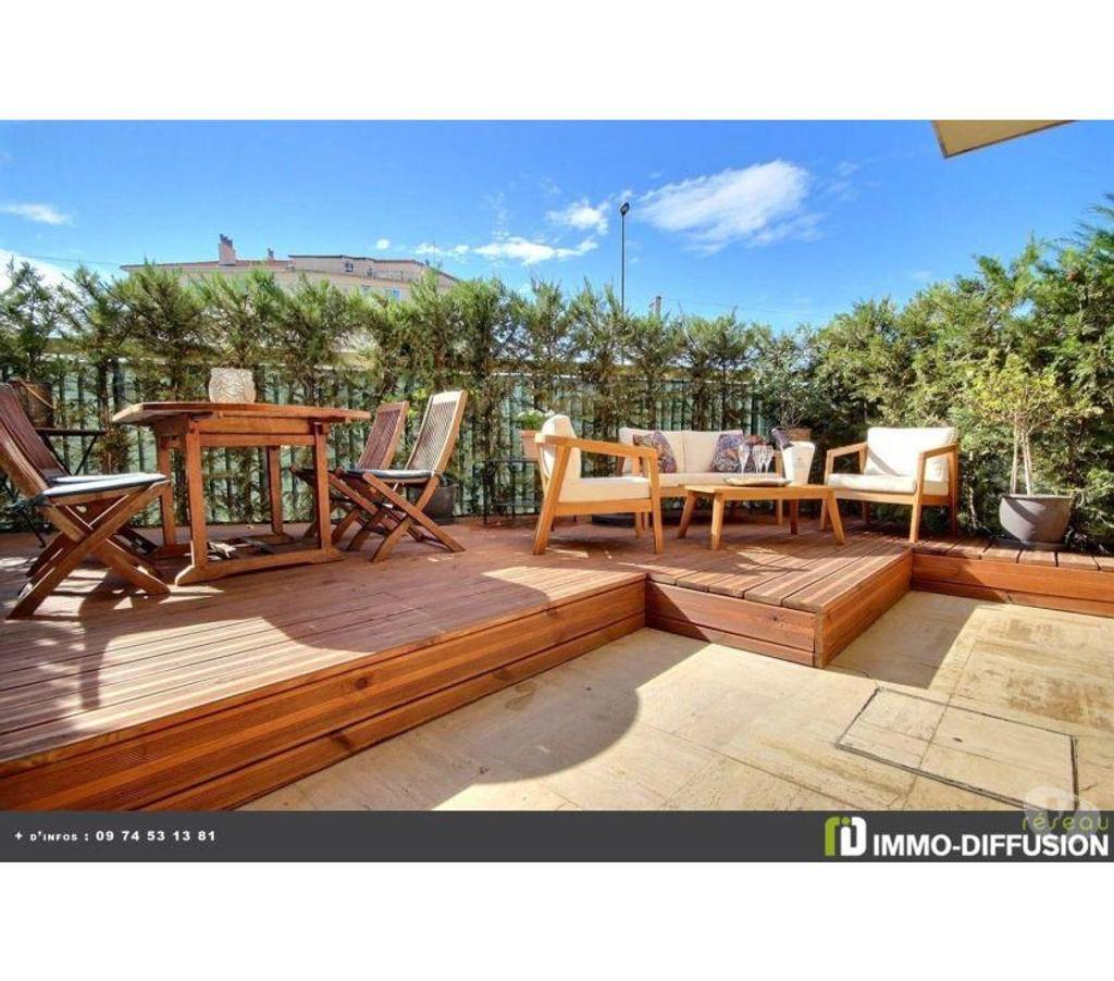 Bel appartement 3 pièces à vendre à Cannes Basse Californie proche de la Croisette avec terrasses et cave