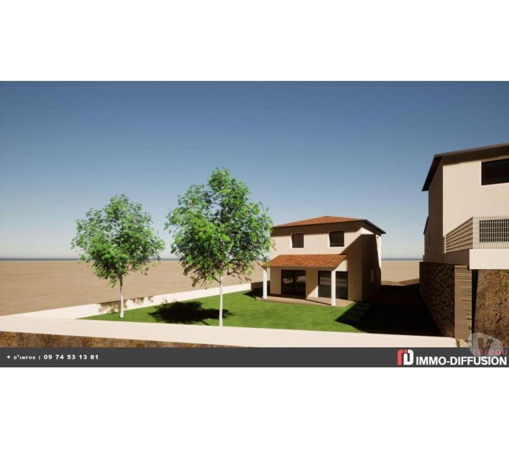 Maison de 106m2 avec terrasse à SAINT MARCEL LES VALENCE - 3 chambres, garage, 2 places de parking - Travaux de finition à prévoir - 309 000 Euros