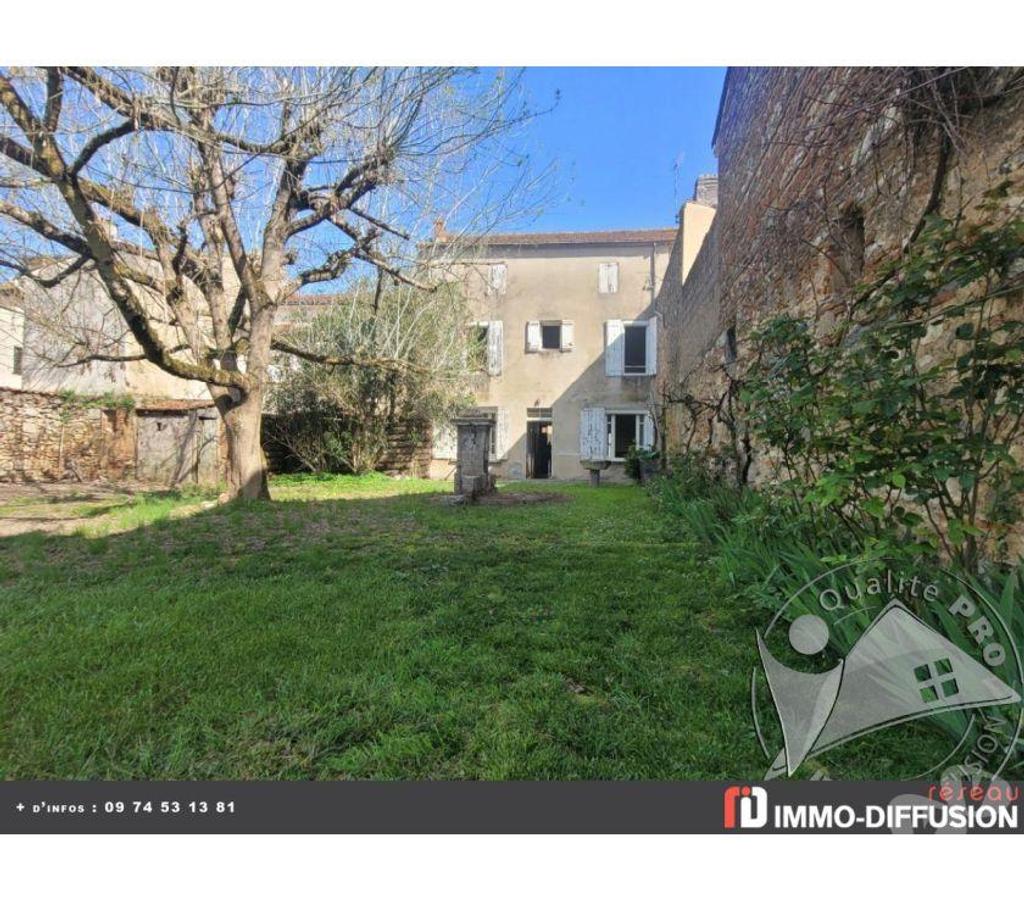 Charmante maison de ville avec jardin à Aiguillon, Lot-et-Garonne - 108 000 €