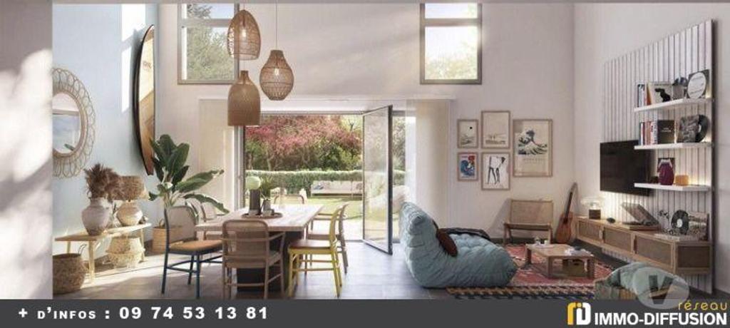 Villa T3 en duplex avec terrasse, jardin et parking à Messanges - 40660