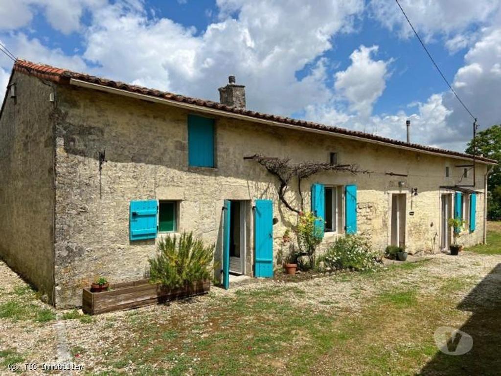 Vente Maison Charente Villefagnan - 16240 - Photos Vivastreet Jolie Maison 2 Chambres et Terrain Clos de Murs