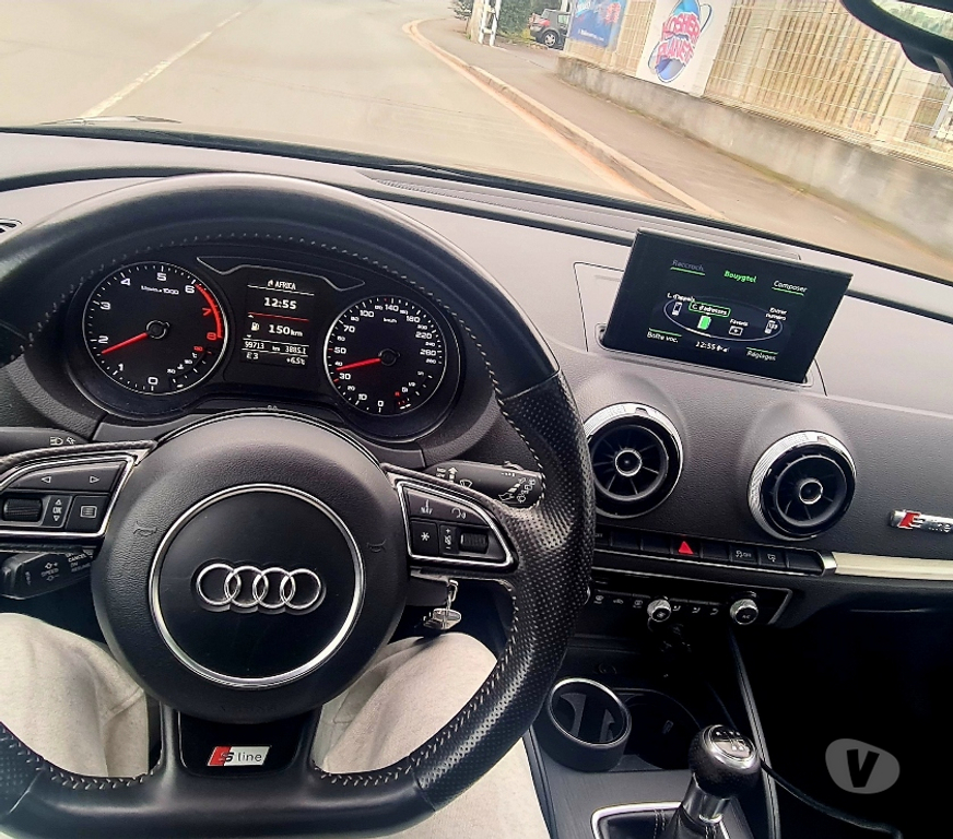 Voiture d'occasion Seine-Saint-Denis Rosny sous Bois - 93110 - Photos Vivastreet Audi A3 TFSI de 2015 finition S line d'origine 5 portes