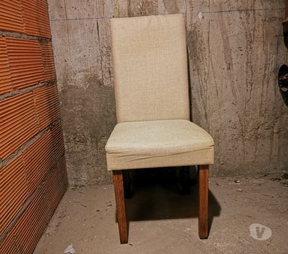 Ameublement & art de la table Brunoy Essonne - Photos Vivastreet Je vends 4 chaises en tissus lin de la marque Maisons du Mo