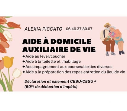 Aides à domicile Albertville Savoie - Photos Vivastreet Auxiliaire de vie aide à domicile