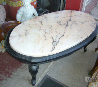 Ameublement - art de la table Sartrouville Yvelines - Photos Vivastreet Table basse noire et marbre blanc, promotion