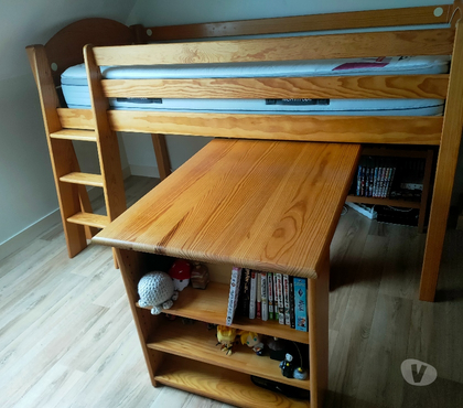 Ameublement - art de la table Plescop Morbihan - Photos Vivastreet Lit mezzanine 1 personne