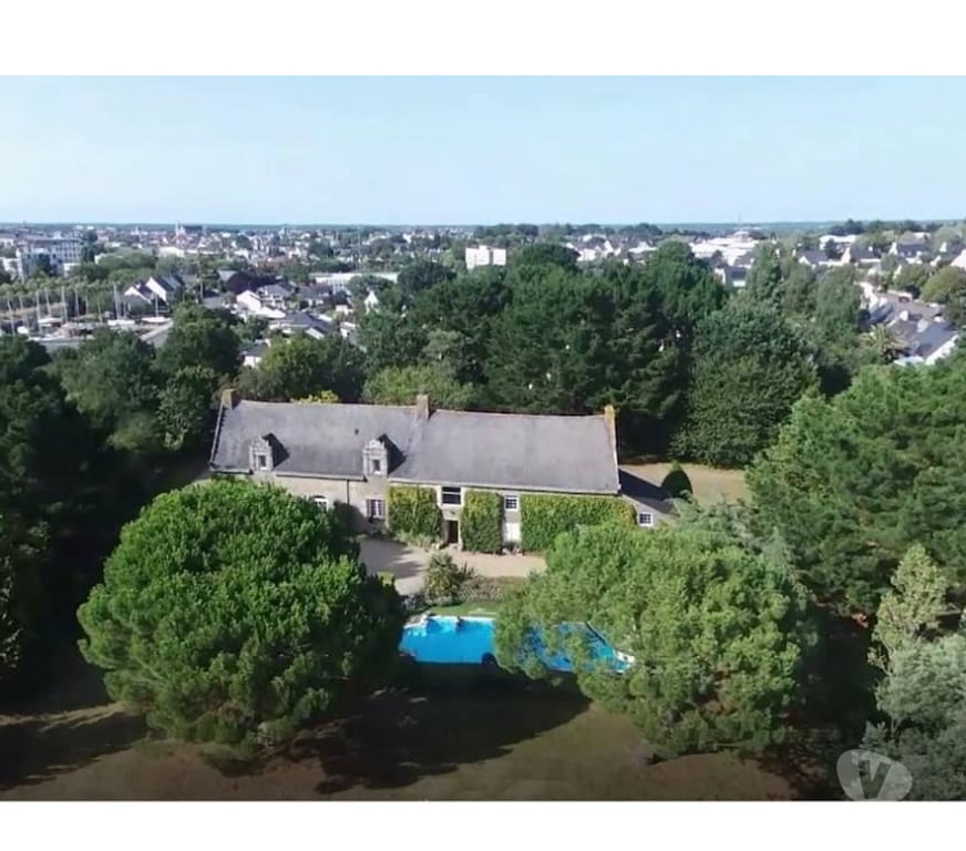 location saisonniere Morbihan Vannes - 56000 - Photos Vivastreet Grande maison familiale, piscine à 27 degrés