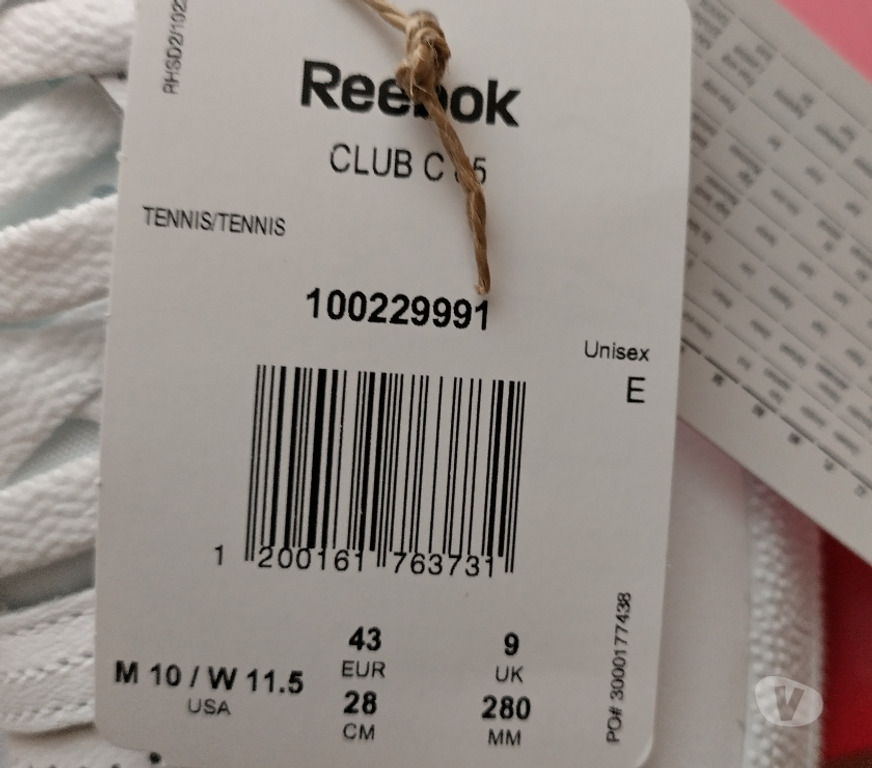 Chaussures Nord Thiant - 59224 - Photos Vivastreet Reebok Club C 85 (NEUVE)
