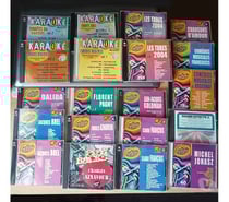 37 CD de PlayBacks, karaoké
