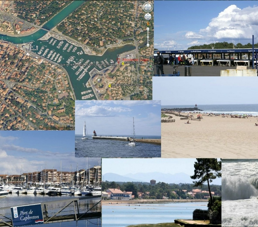 location saisonniere Landes Capbreton - 40130 - Photos Vivastreet Appt T3 2 CHAMBRES PORT PLAISANCE PARKING