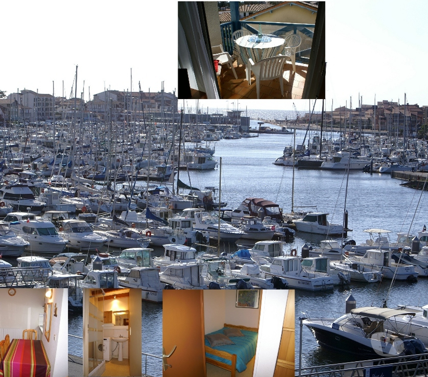 location saisonniere Landes Capbreton - 40130 - Photos Vivastreet Appt T3 2 CHAMBRES PORT PLAISANCE PARKING