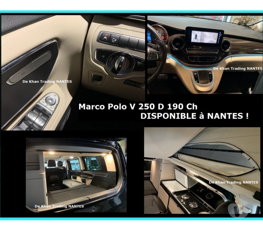 Voiture d'occasion Loire-Atlantique Nantes - Photos Vivastreet Mercedes Marco Polo V 250D Apple CarPlay Westfalia NANTES