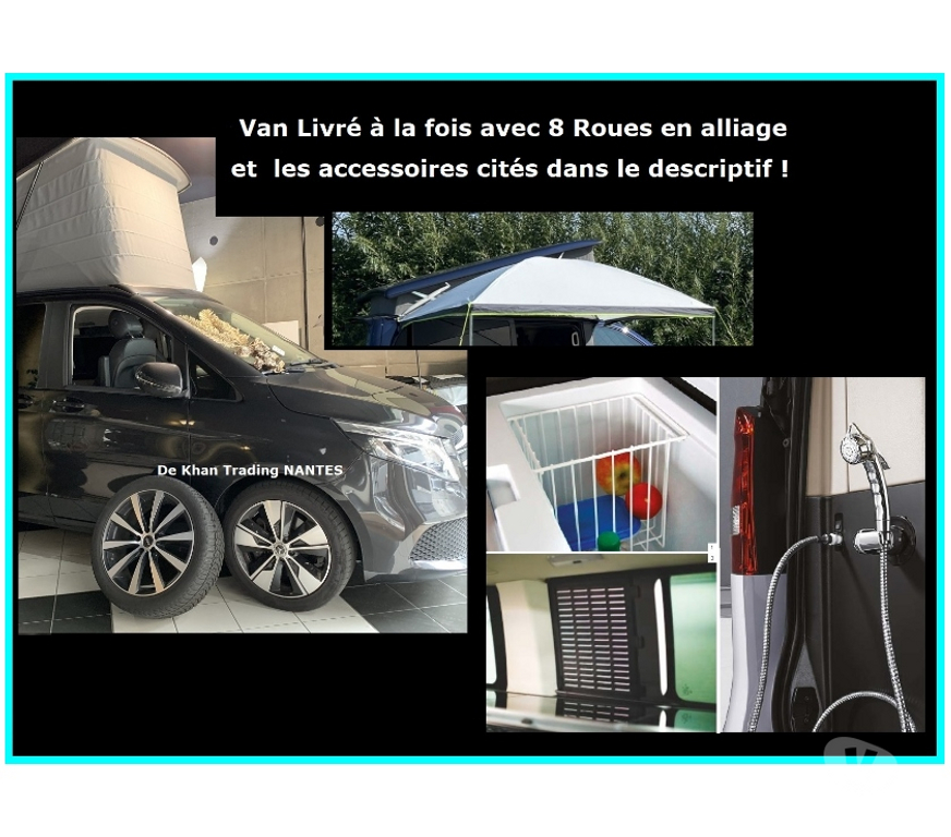 Voiture d'occasion Loire-Atlantique Nantes - Photos Vivastreet Mercedes Marco Polo V 250D Apple CarPlay Westfalia NANTES