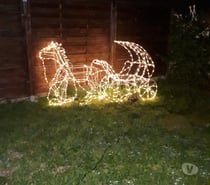 Calèche décorative lumineuse LED