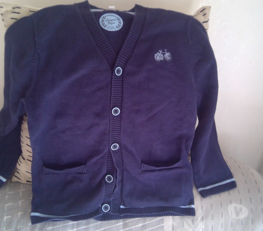Vêtements bébés Aude Carcassonne - Photos Vivastreet 7 ans cardigan Sergent Major