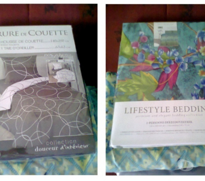 Ameublement - art de la table Nice Nice - Photos Vivastreet Lot de 3 jolies housses de couettes neuves