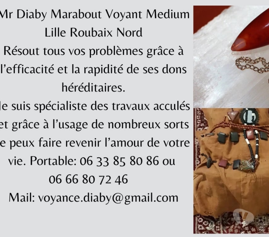 Horoscope - Voyance Nord Lille - Photos Vivastreet marabout voyant nord Lille 59-Roubaix Nord medium voyance