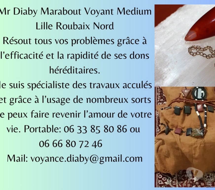 Horoscope - Voyance Nord Lille - Photos Vivastreet marabout voyant nord Lille 59-Roubaix Nord medium voyance