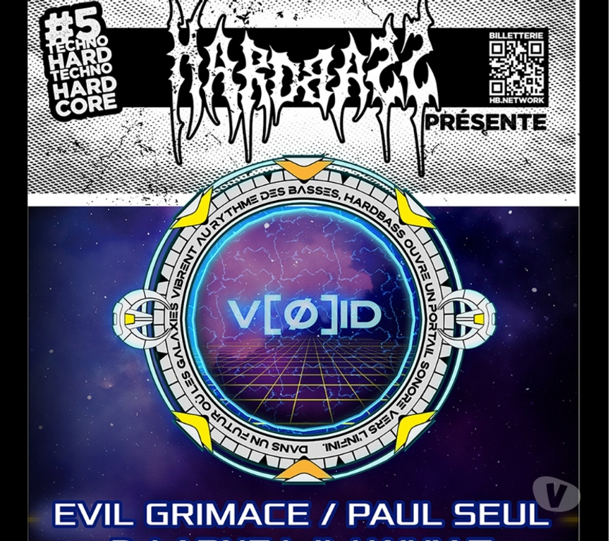 Concerts - Théâtre - Spectacles Yonne Villeneuve la Guyard - 89340 - Photos Vivastreet Hardbass #05 - VOID