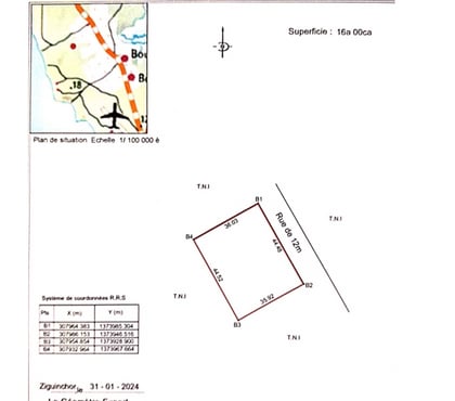 Vente Terrain - Photos Vivastreet Terrain 500m2 Cap Skirring