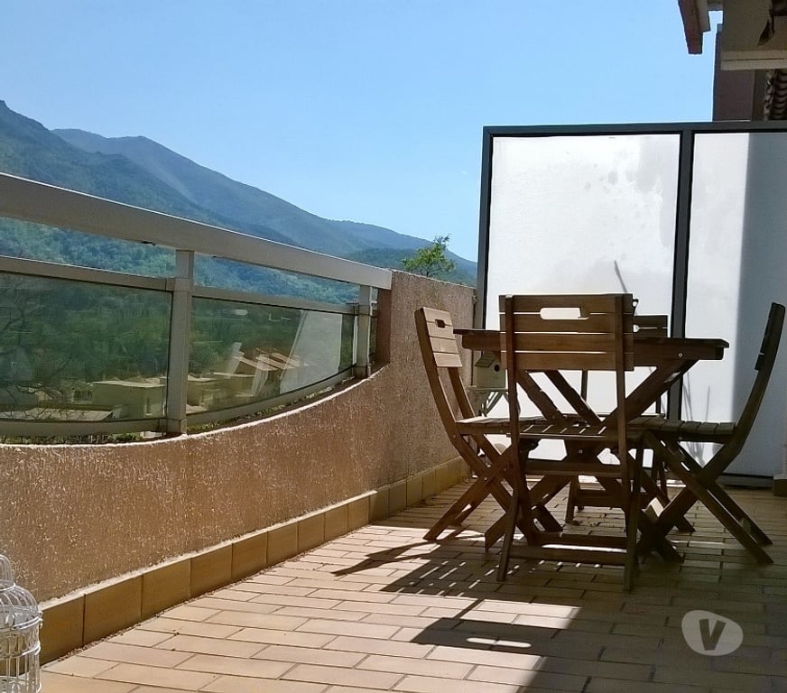 location saisonniere Pyrénées-Orientales Amelie les Bains Palalda - 66110 - Photos Vivastreet T2 terrasse SUD à 5 min thermes cure octobre