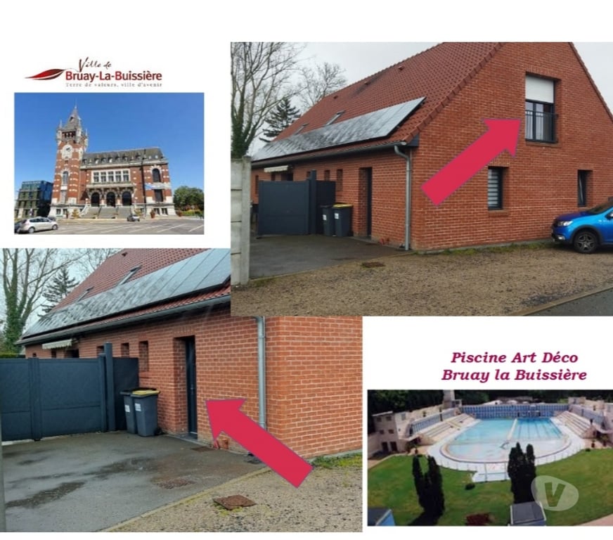 location saisonniere Pas-de-Calais Bruay la Buissiere - 62700 - Photos Vivastreet Appart 4 pers à BRUAY la B (8 km de BETHUNE) 52€ nuit